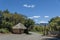 Entrance in Rest resort at Royal Natal Park in Drakensberg