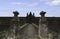 Entrance of the Sao Joao Baptista fortress, Angra do Heroismo, Terceira island, Azores