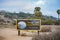 Entrance sign of the beautiful Sunset Cliffs Natural Park