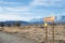 Entrance sign for Manzanar concentration camp California