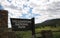 Entrance sign Yellowstone National Park