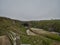 entrance of smoo cave at the coastline in northern Scotland