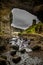 Entrance Of The Smoo Cave Near Durness In Scotland