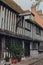 Entrance of St Anthonys timber framed Tudor style building on the corner of Church Square in Rye, UK