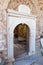 Entrance of St. John the Baptist Church in Sirince village, Izmir province, Turkey