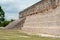 Entrance stairs of a Mayan temple, in the archaeological area of Ek Balam