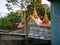 Entrance temple Sophon Temple rayong,thailand