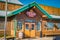 Entrance of the Texas Roadhouse restaurant