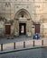 Entrance of theological school and Mausoleum of Sultan Qalawun, Cairo, Egypt