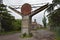 Entrance to Abandoned factory in Kutaisi, Georgia