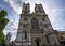 The entrance to the Abbey of Westminster Abbey on the occasion of a mundane event