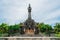 Entrance to the Bajra Sandhi Monument in the center of Denpasar Bali. The 45 meter high monument is a symbol of the