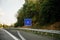 Entrance to Bundesrepublik Deutschland - signage at the border entrance to