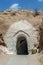 Entrance to the cave-dwelling of troglodytes-Berbers.