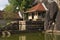 Entrance to the cave temple in the palace Isurumuniya. Anuradhapura, Sri Lanka