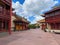 The entrance to the China Pavillion  at EPCOT at Walt Disney World in Orlando, FL