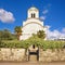 Entrance to church. Montenegro, Tivat city, Church of St Sava