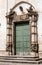 The entrance to the Church of Purgatorio in Gravina in Puglia.