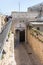 The entrance to Custodia De Terra Santa near to New Gate in old city of Jerusalem, Israel