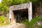 The entrance to a defunct mine