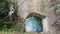 The entrance to the Dutch cave in the Bandung Raya Forest Park