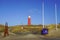 Entrance to Dutch lighthouse Eierland - Texel