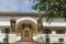 Entrance to the Ernst-Ludwig House at the mathildenhoehe in Darmstadt, Germany. Architect Joseph Maria Olbricht built the art