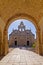 Entrance to famous Arcady monastery, island of Crete