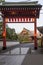 The entrance to the famous Senso-ji temple in the Asakusa district in Tokyo, Japan