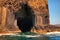 The entrance to Fingals Cave.Staffa Island,Inner Hebrides,Argyll-Bute, Scotland,UK.  