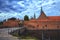 Entrance to Frederiksborg palace, Denmark.