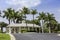 Entrance to gated community in Naples, Florida
