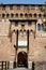 Entrance to Gradara castle, Central Italy