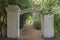 Entrance to the historic graveyard at the mission in Genadendal