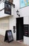 The entrance to the historic pack horse inn on briggate in leeds