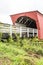 The Entrance to the Historic Roseman Covered Bridge, Winterset, Madison County, Iowa, USA