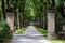 The Entrance to the Hofgarten in the city of Bayreuth