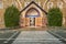 Entrance to Holy Monastery of the Virgin of Kykkos, Cyprus.