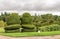 Entrance to landscaped garden at Crathes Castle, Scotland