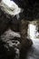 Entrance to the Lapis Specularis Roman mine in The Sanabrio caves in Cuenca