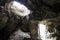 Entrance to the Lapis Specularis Roman mine in The Sanabrio caves in Cuenca