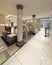 The entrance to the lobby is the resort\'s luxury Spa.