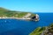 Entrance to Lulworth Cove.