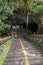 Entrance to the Manjanggul Lava Tube Cave on Jeju Island