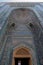 Entrance to a mausoleum, Shah-I-Zinda, Samarkand, Uzbekistan