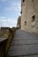 Entrance to the medieval castle Castel dell \'Ovo. The castle is the oldest standing fortification in Naples