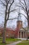 Entrance to Memorial Church in Harvard Yard