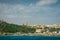 Entrance to the Mgarr port on the island of Gozo with visible ma