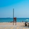 Entrance to Miracle Beach in Tarragona, Spain
