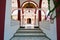 Entrance to the Monastery of Panagia Kalyviani on the Crete island, Greece.